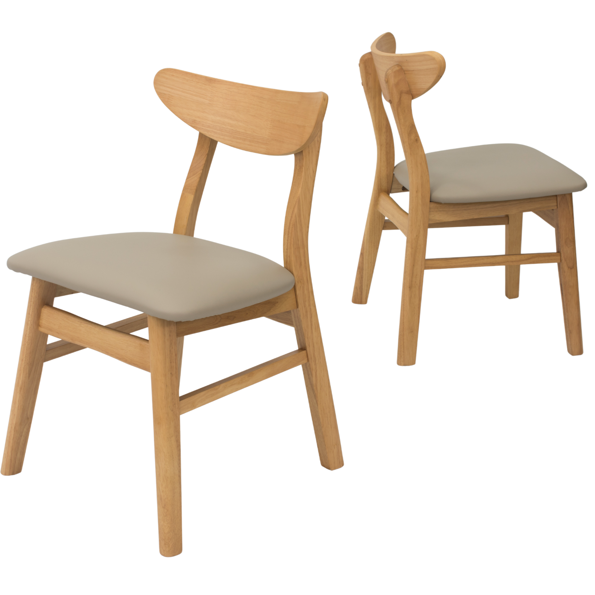 Legnano Hansen Dining Chair, Wood, Set of 2