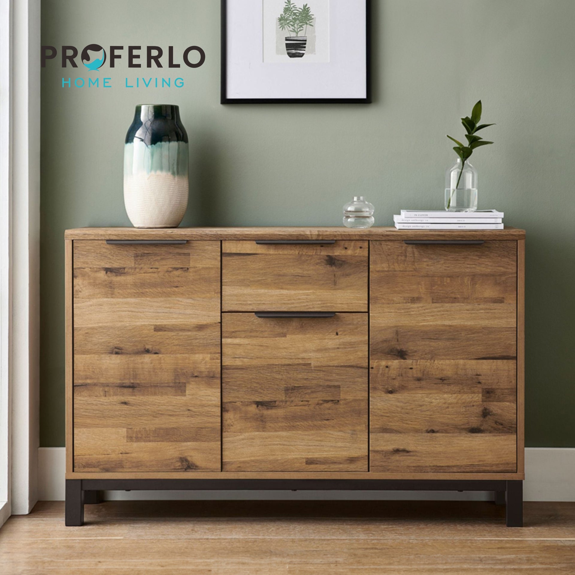 Corsi Sideboard, 1.15M, Elm