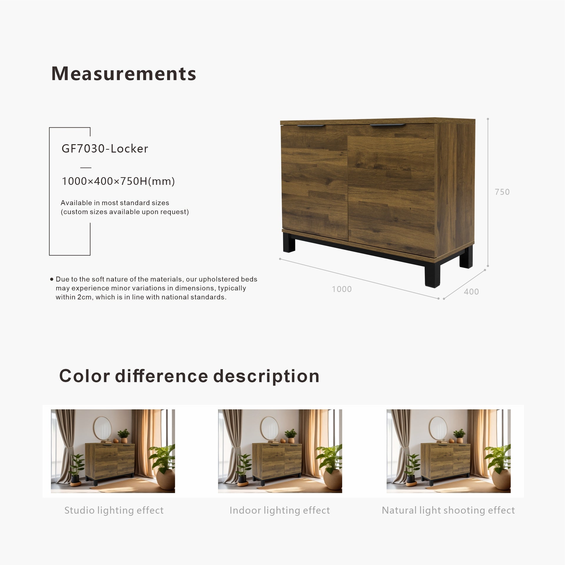 Corsi Sideboard, 1M, Elm