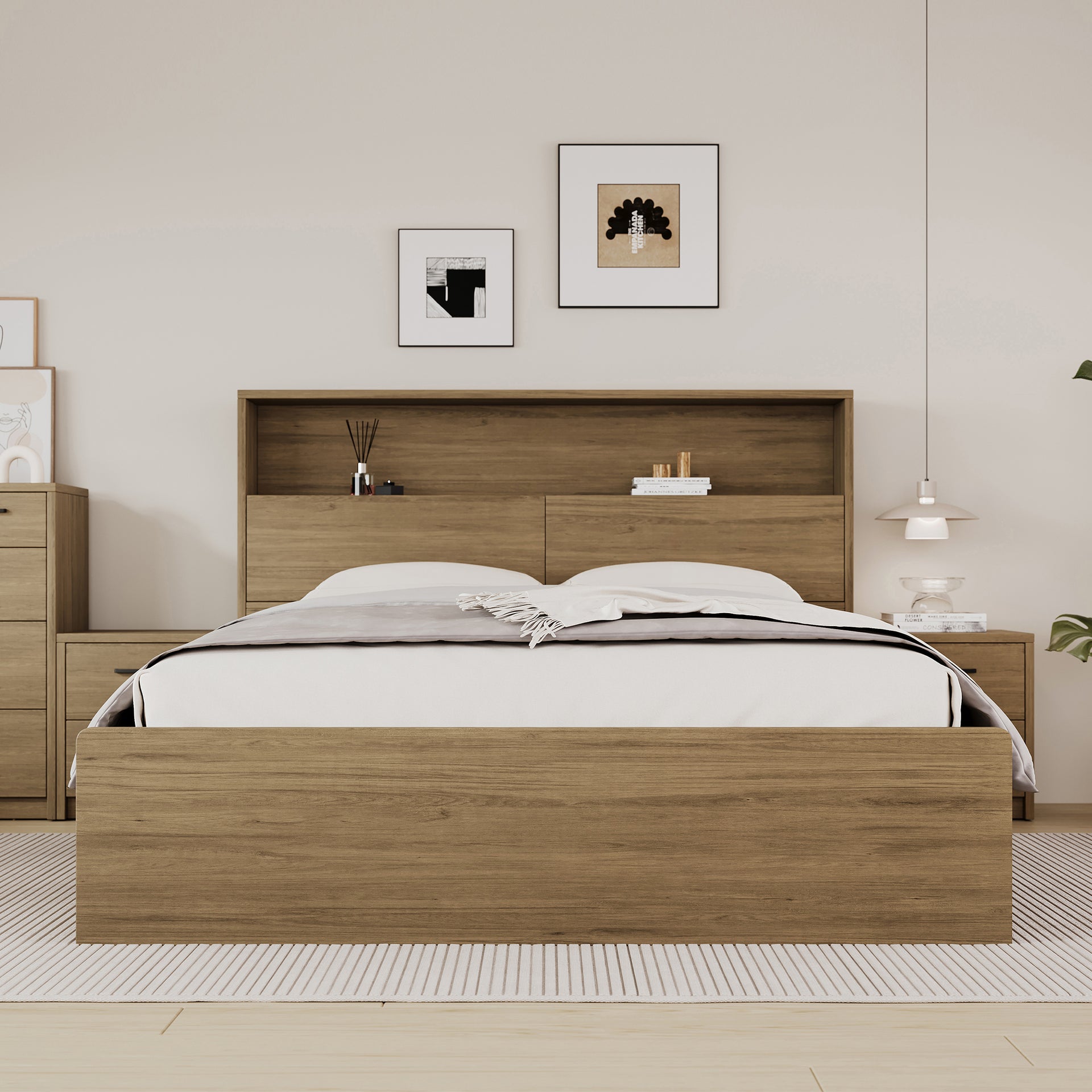 Platsa Storage Bedframe, Queen