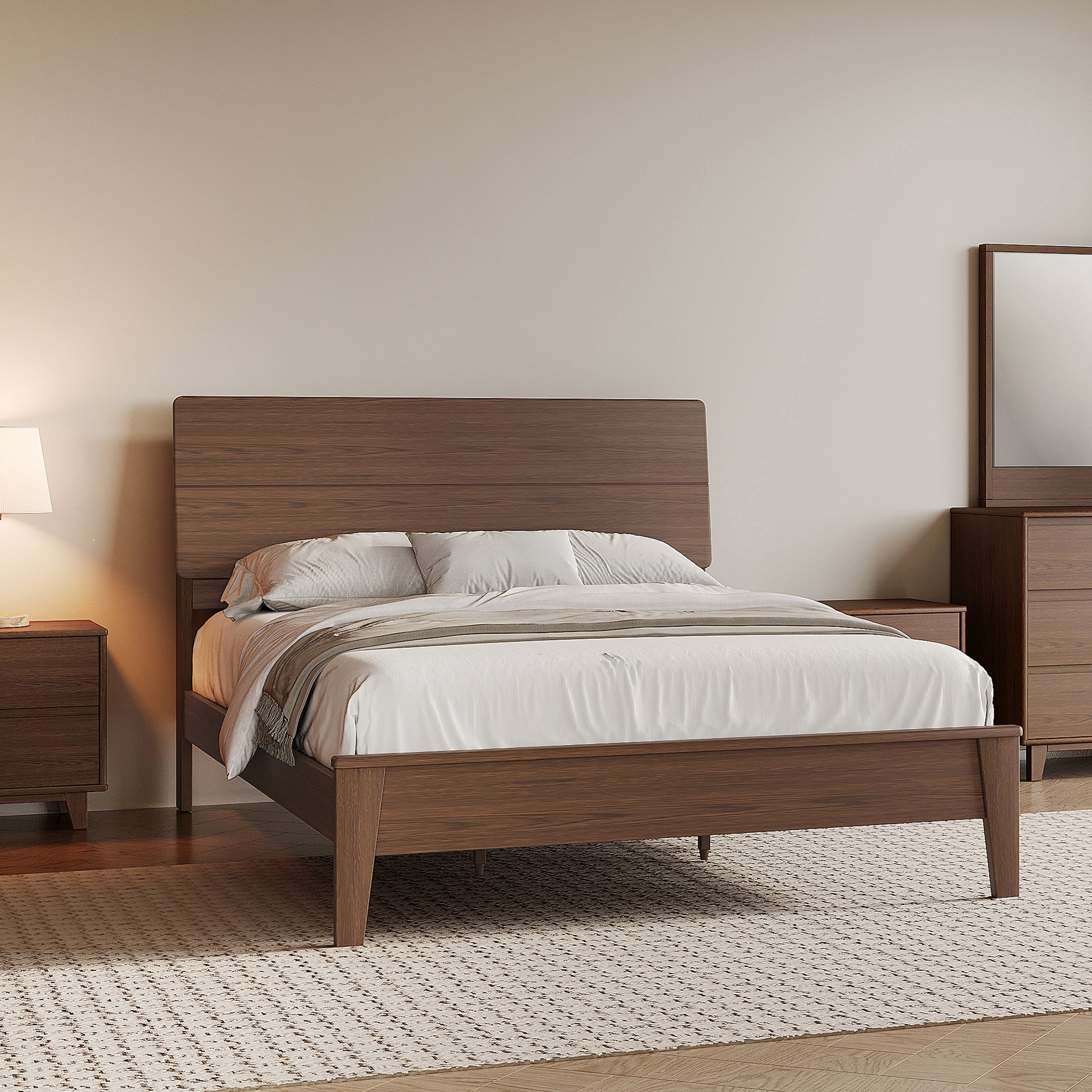 Arezzo Solidwood Bed frame, Queen