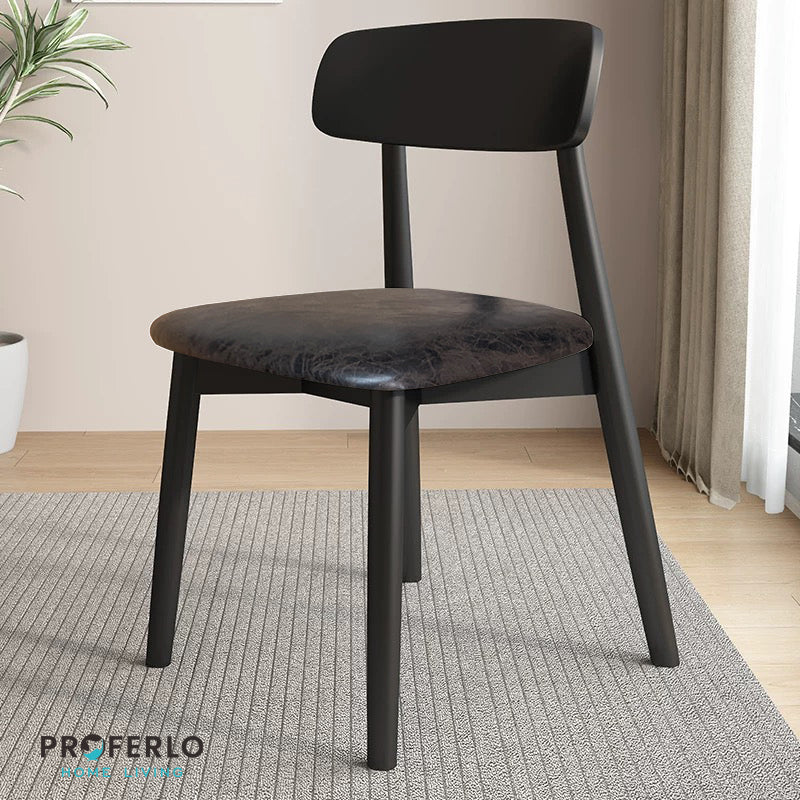 Bari Brown Dining Chair(Set of 2)