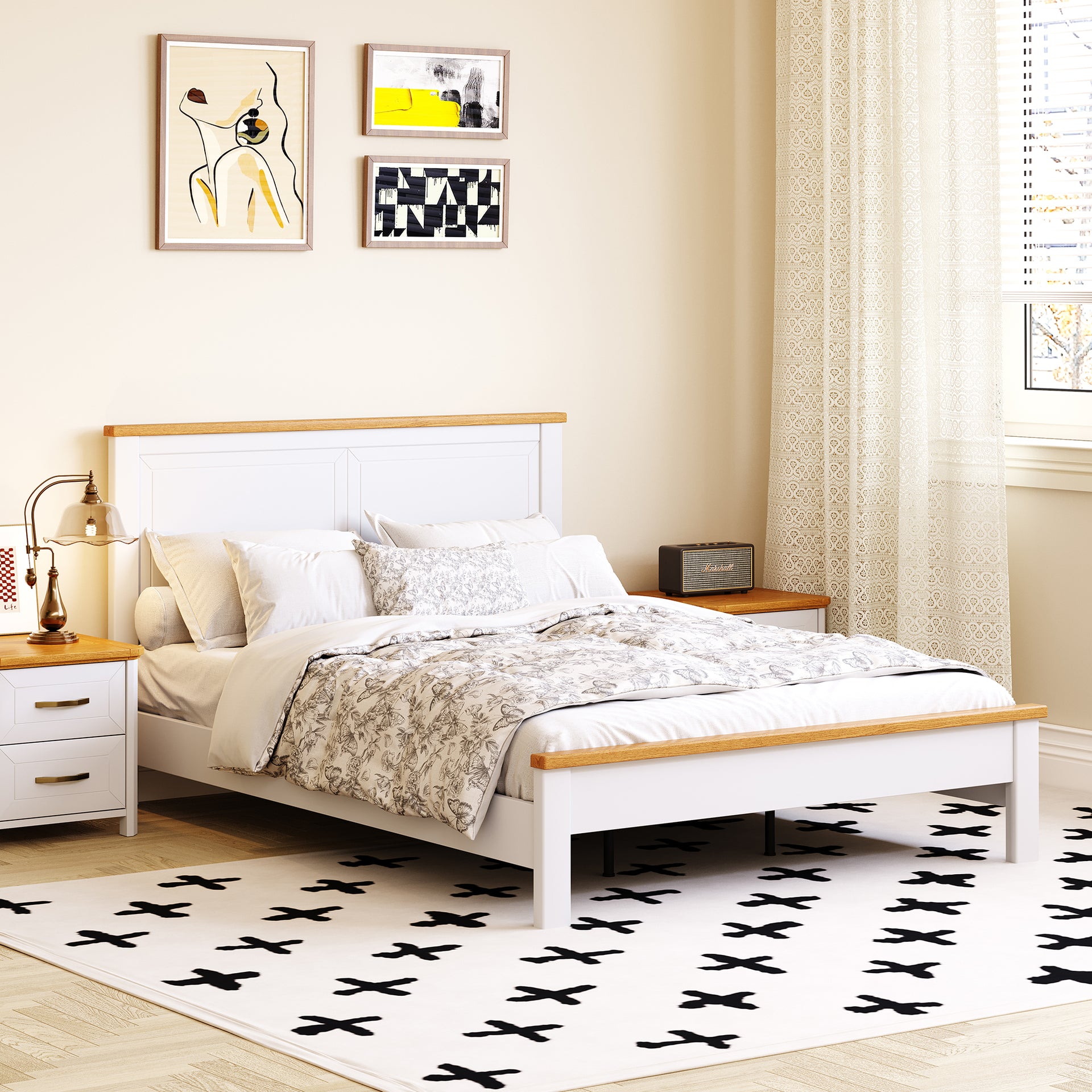 Stoven Bedframe, Queen