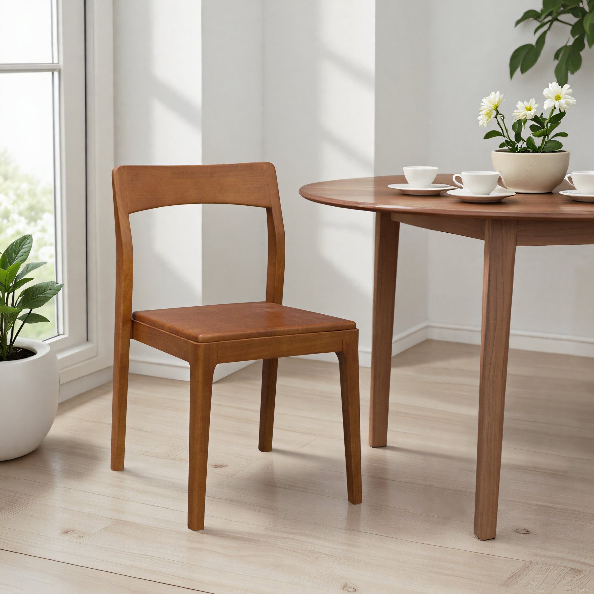 Matera Dining Chair, Set of 2, Yellow Cherry