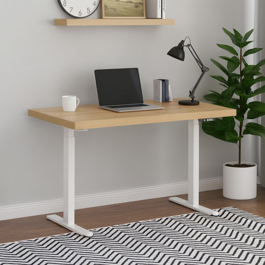 Edge Electric Standing Desk, 1.4M, with Charger