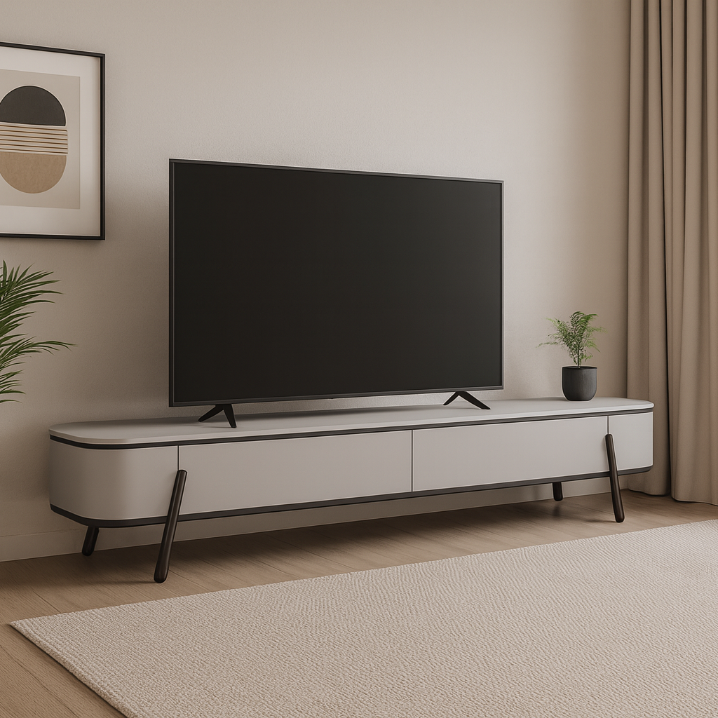 Rome Microcrystalline stone-top TV Stand 2M