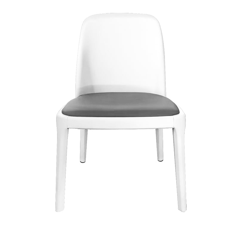 Nuoro-A Dining chair, White & Grey, Set of 2