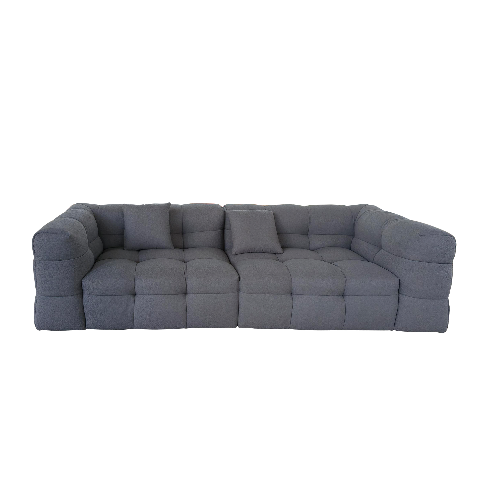 Rieti 4-seater Sofa, Dark grey