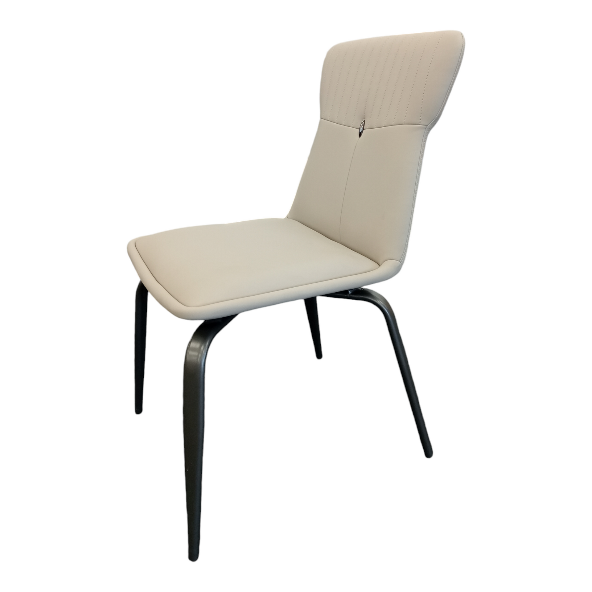 Lecco Dining Chair, Light Grey, Set of 2