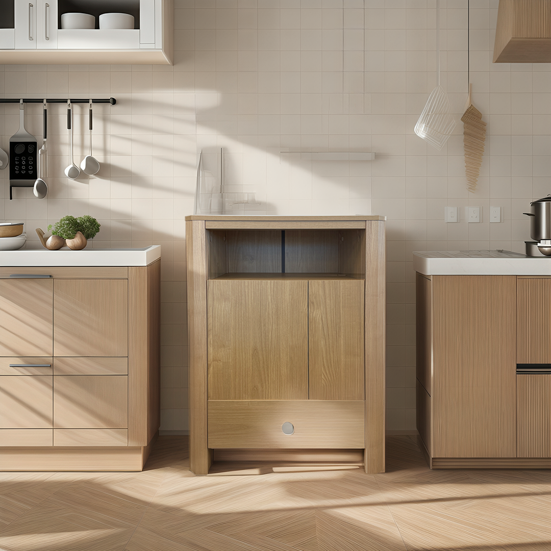Pereta side Cabinet, Oak - Sunlite Living