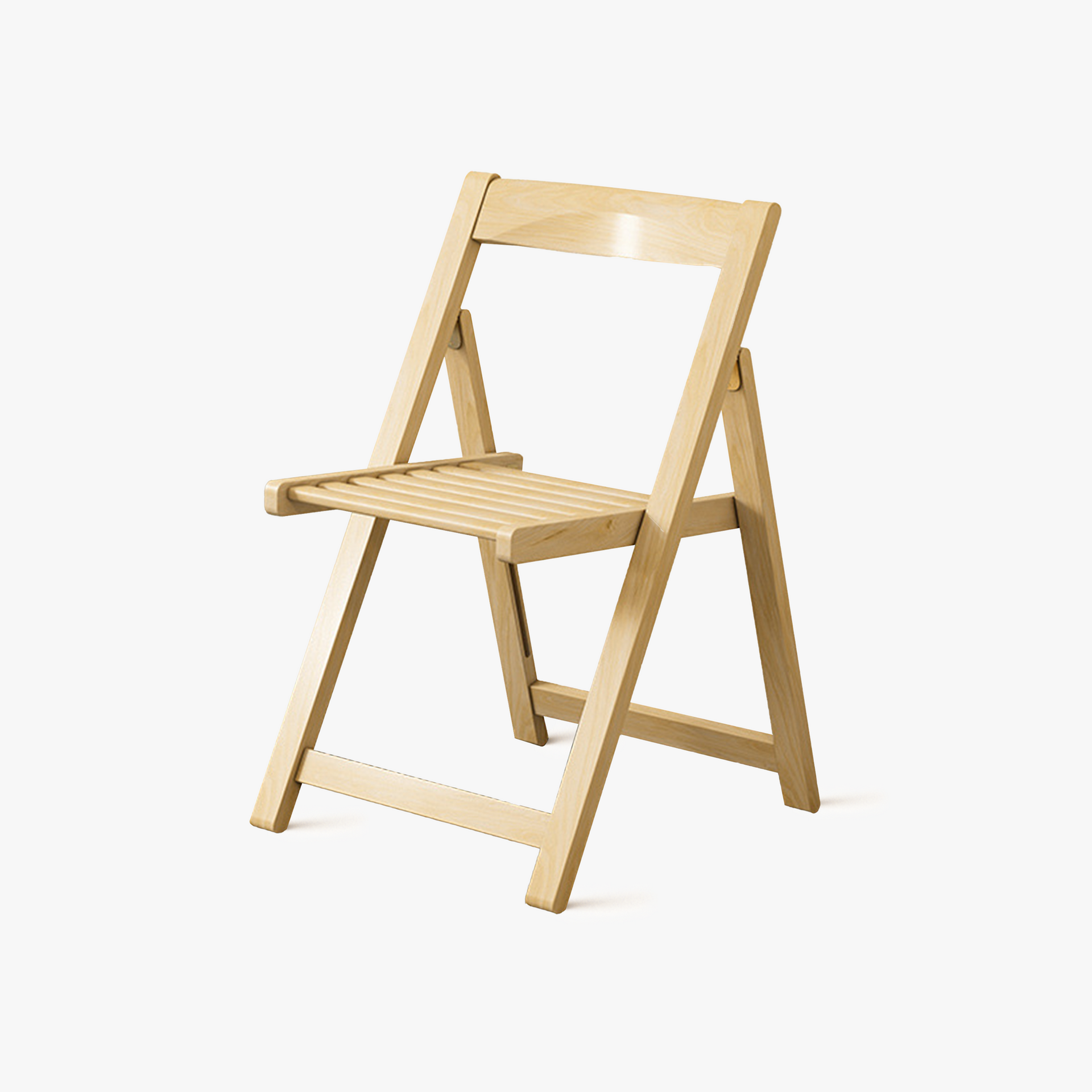 Lecce Foldable Dining Chair, Wood, Set of 2