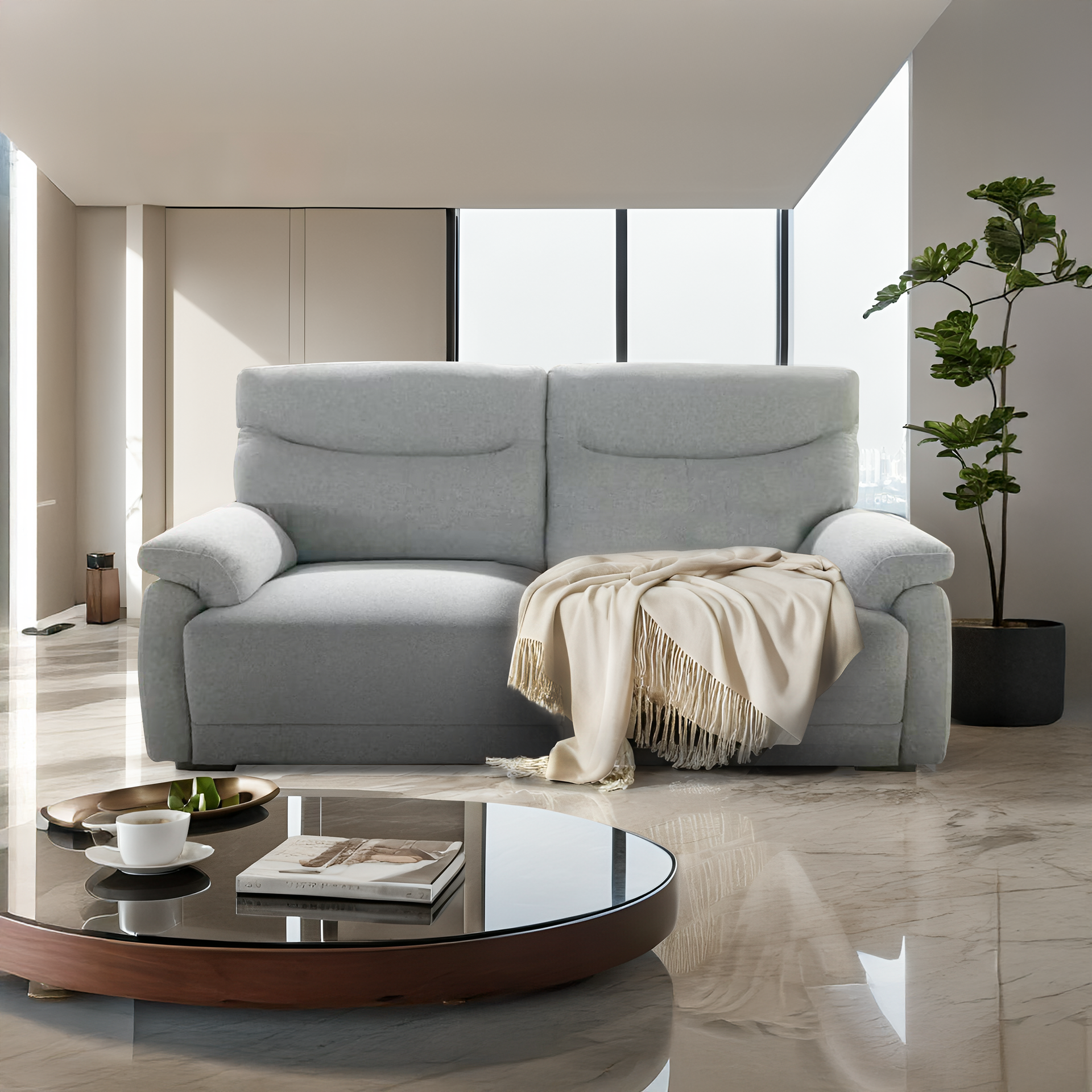 Tollo 3-Seater Sofa, GREY