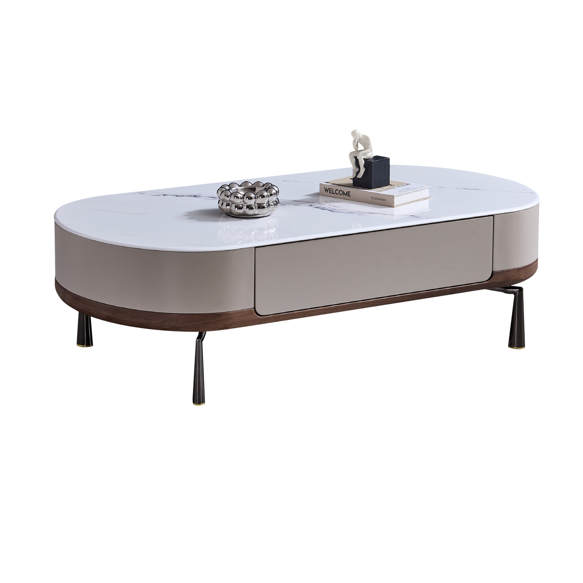 Venice Microcrystalline stone top Coffee Table