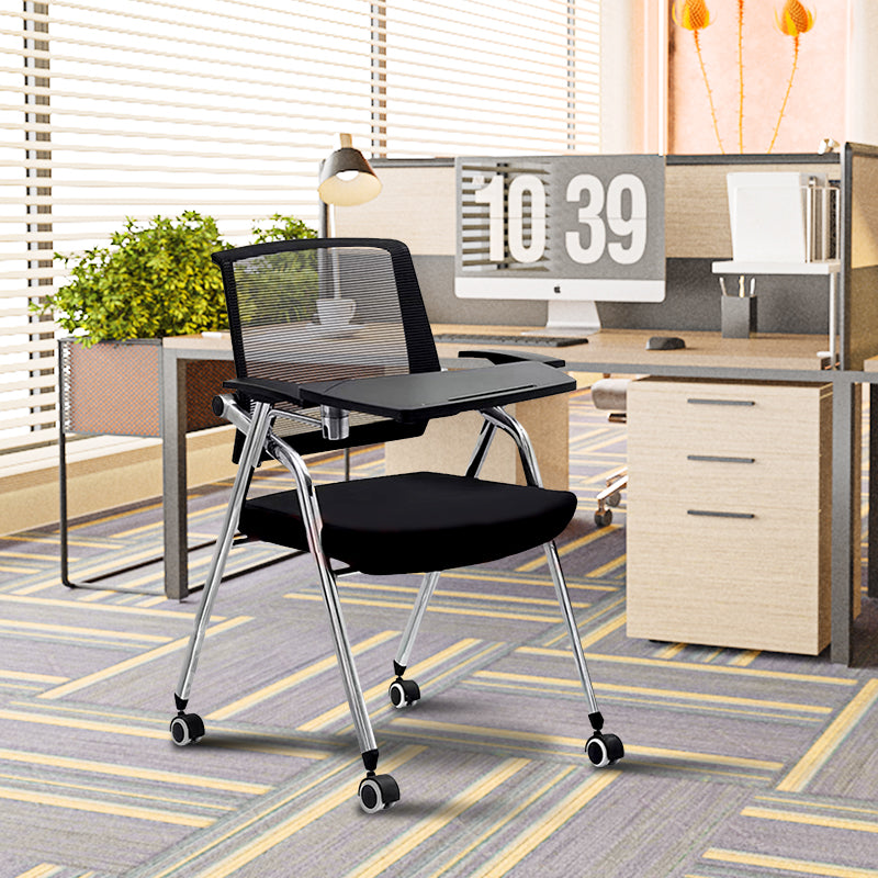 Foldable office desk and chair online set