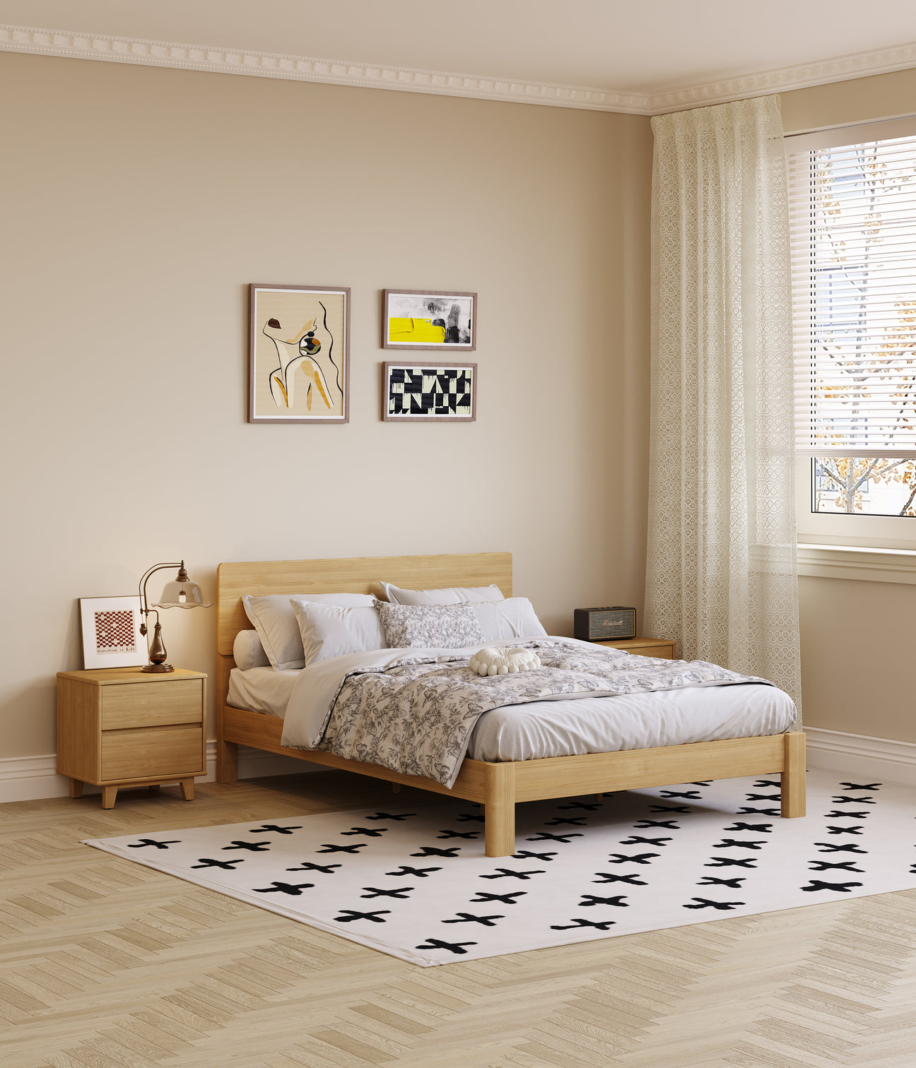 Modena Bedframe, Queen