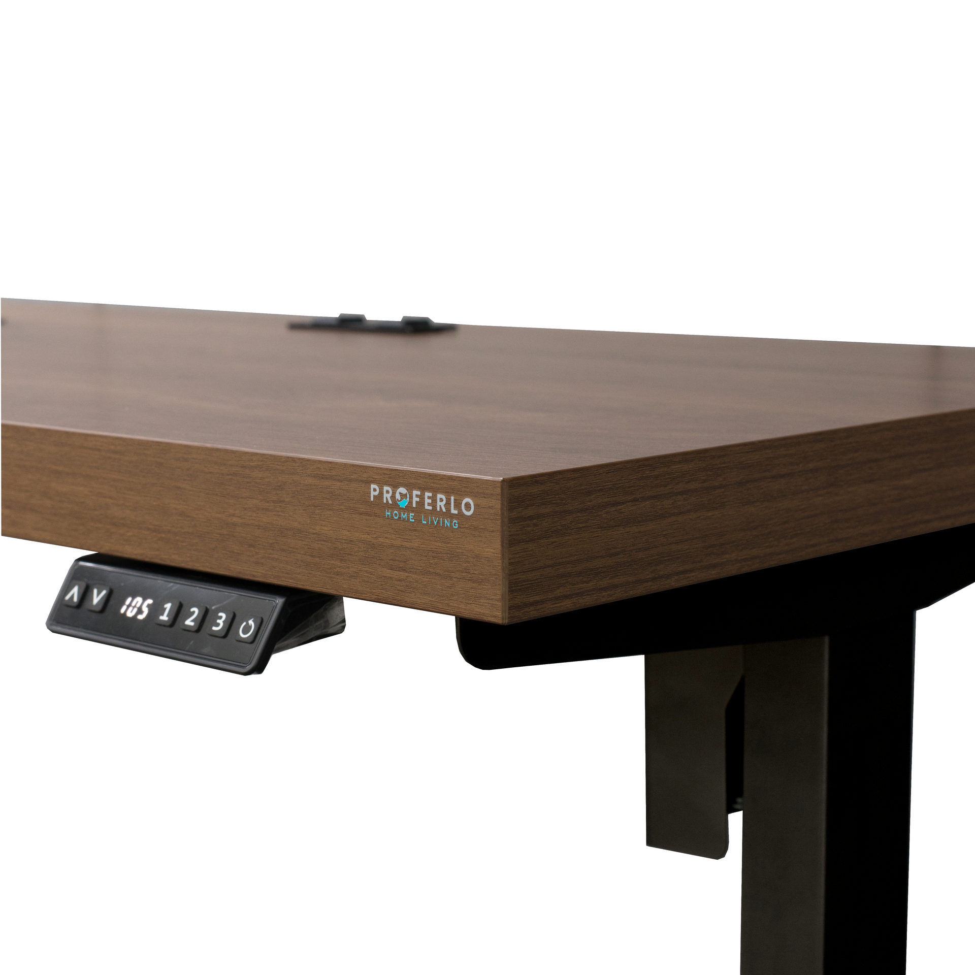 Asti Electrtic Standing Desk, Golden walnut Top /Black Stand, 1.4M