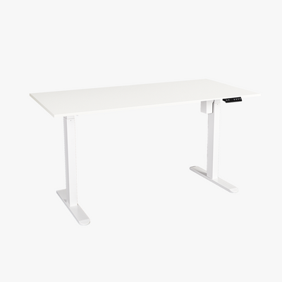 Edge Electric Standing Desk, 1.4M, White