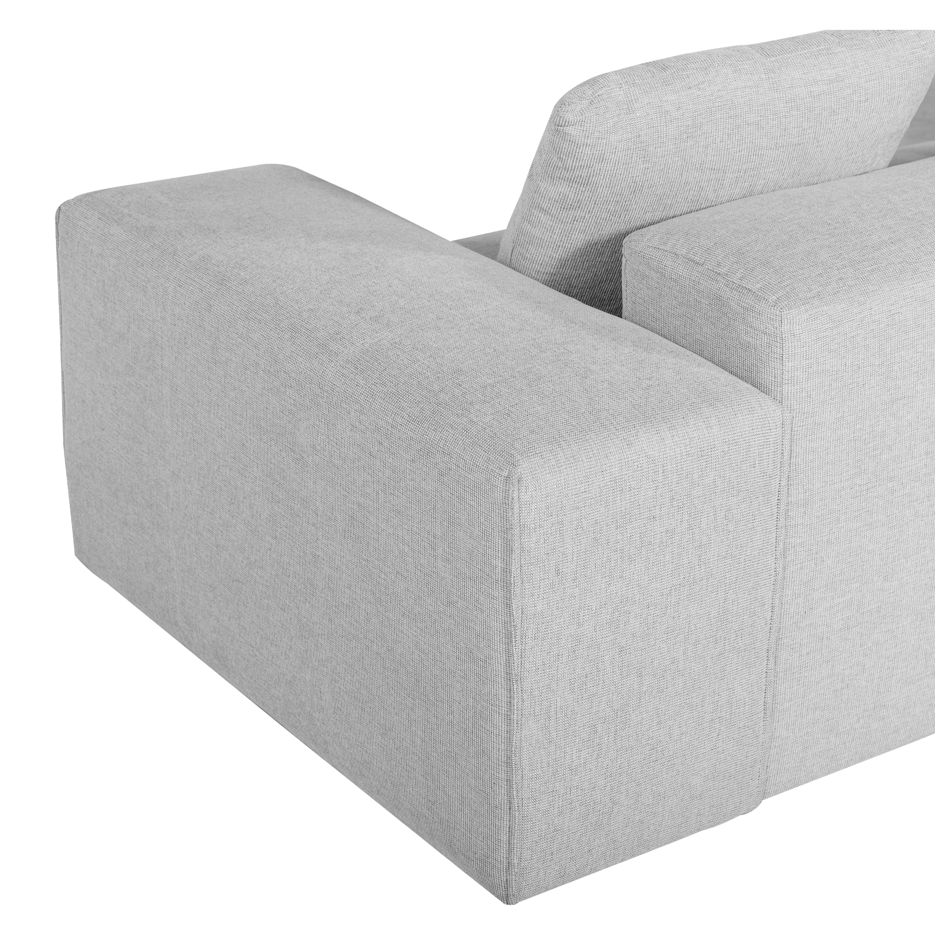 Bonsa 4 Seater Sofa, Light Grey