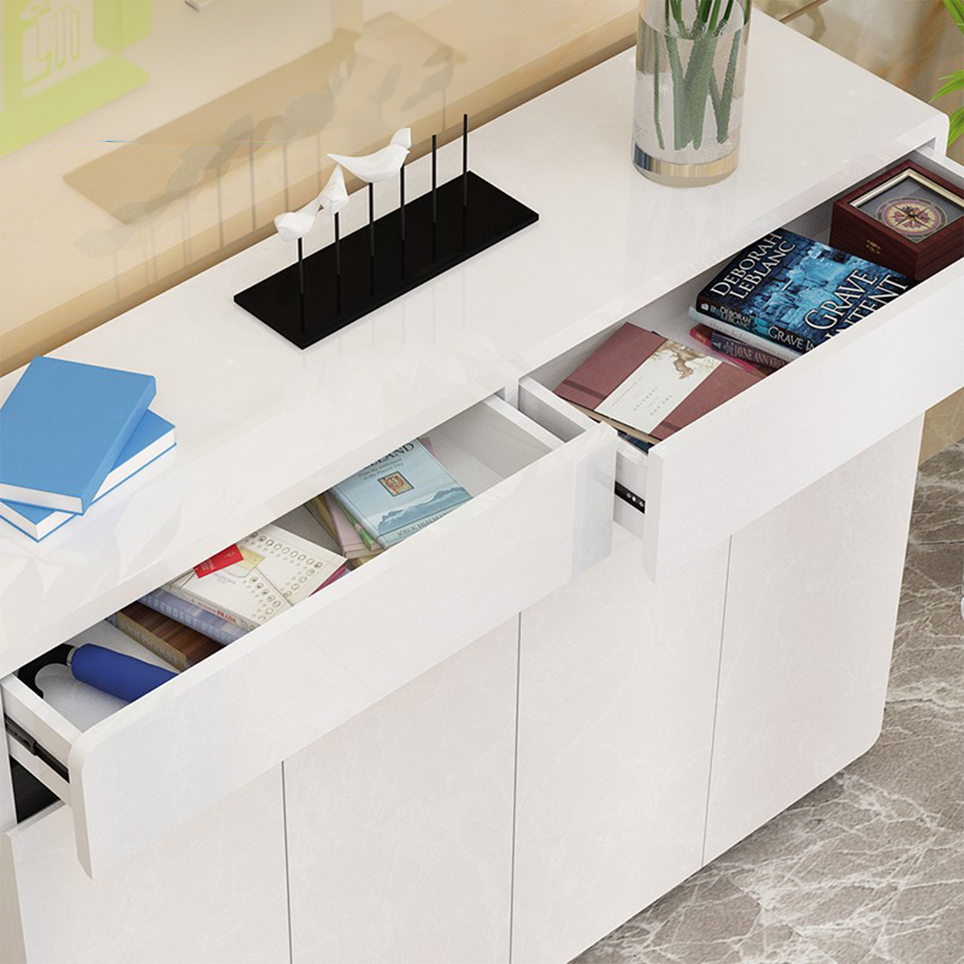 Padua 3-Door Shoe Cabinet, 1M