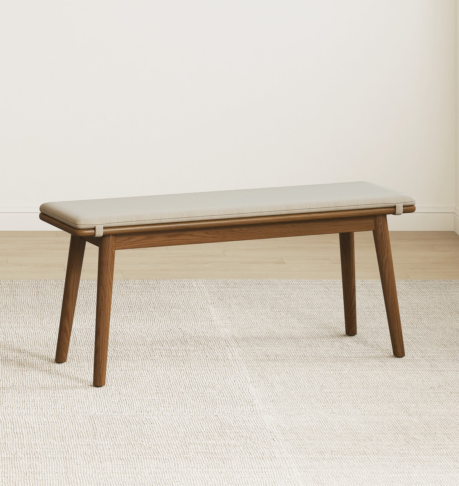 Legnano Dining Bench, 1.2M, Walnut