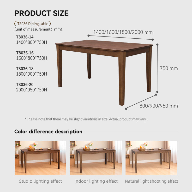 Armati Dining Table, Claro Walnut, 1.4M