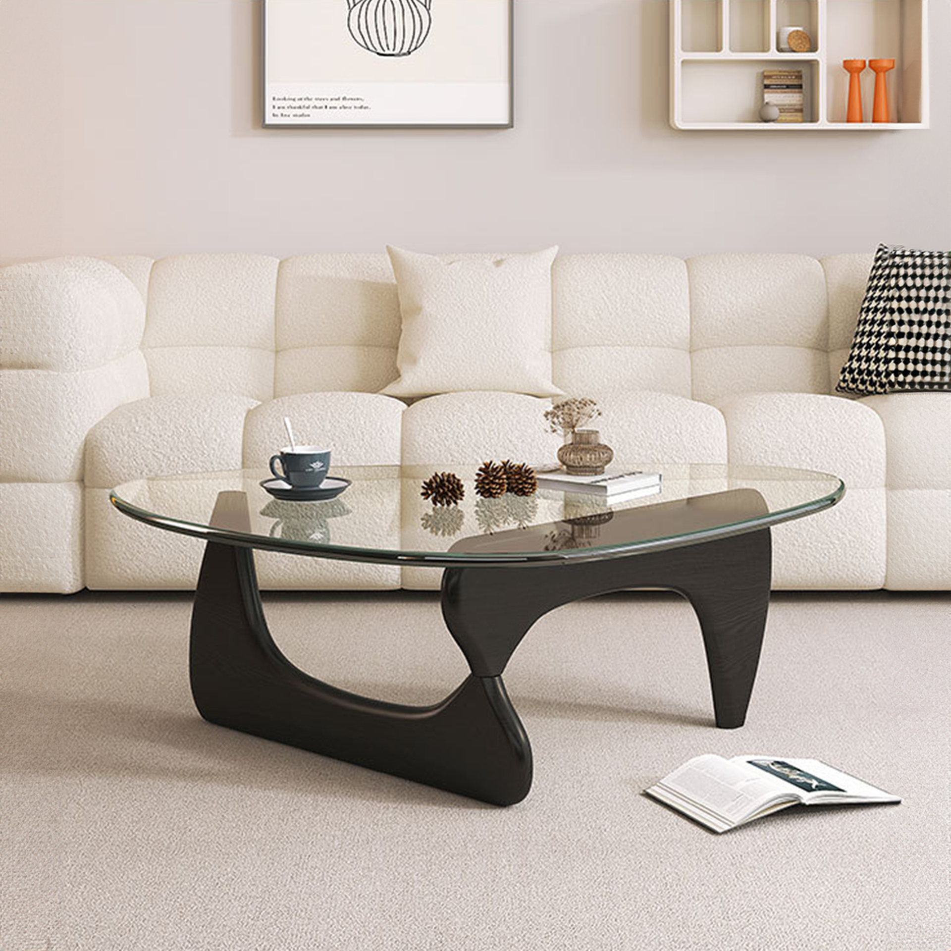 Replica Coffee Table, 1M, Black
