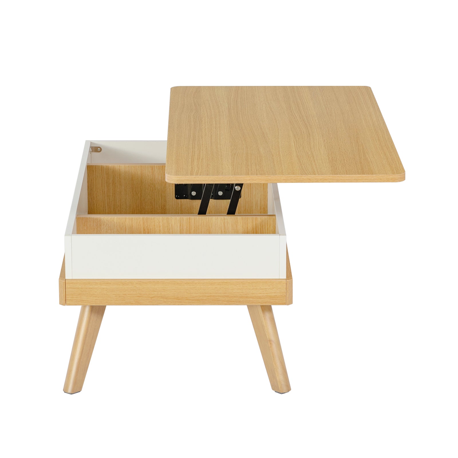 Apulia Lift Up Coffee Table, Red Oak