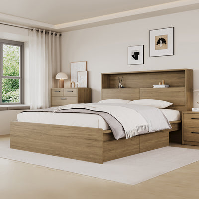 Platsa Storage Bedframe, Queen