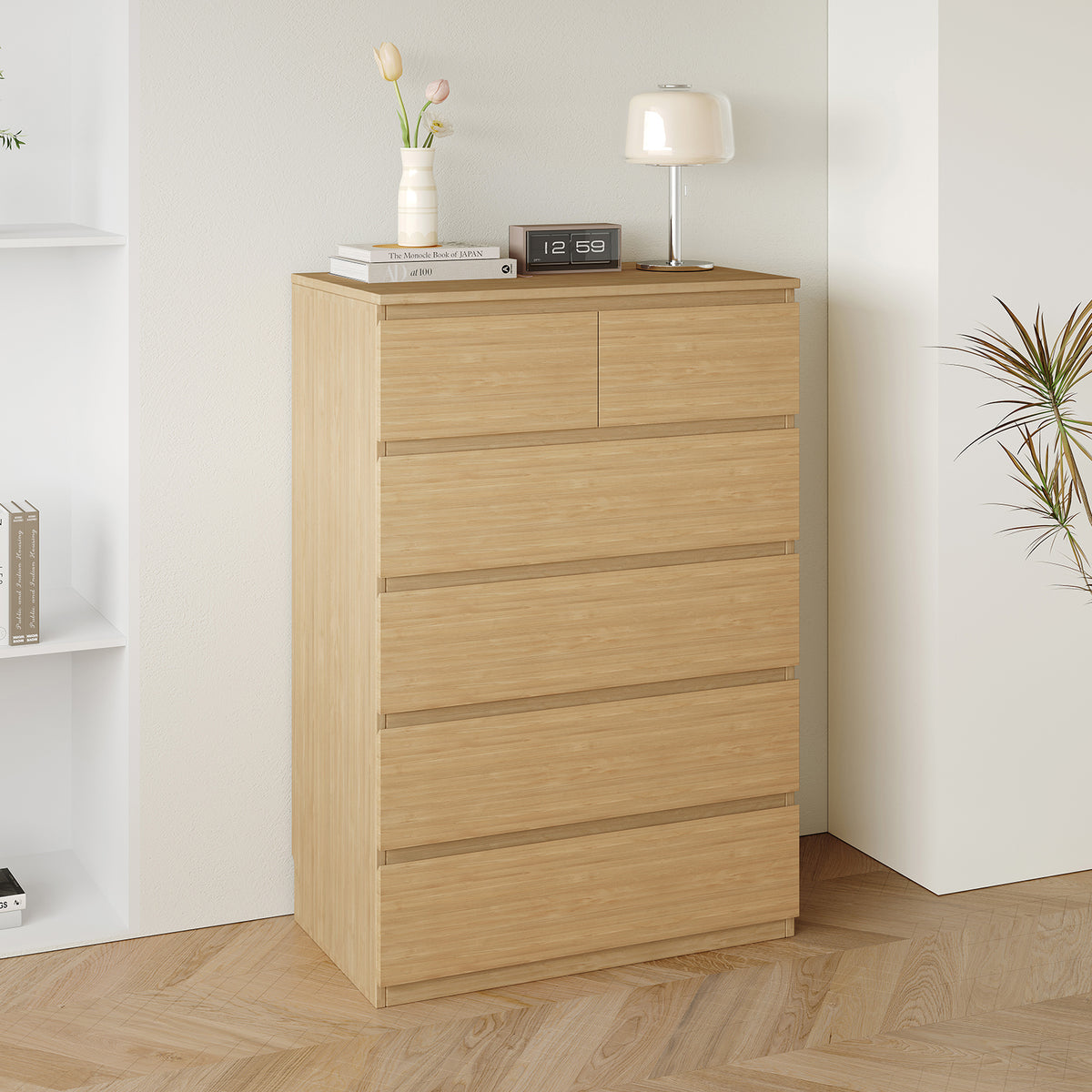 Sotta 2 over 4 Tallboy, Oak