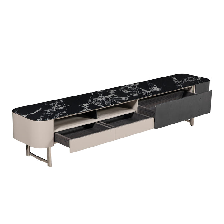 TV Stand, Black Rose - New Zealand