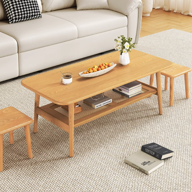Remini Coffee Table, 1.2M, Wood