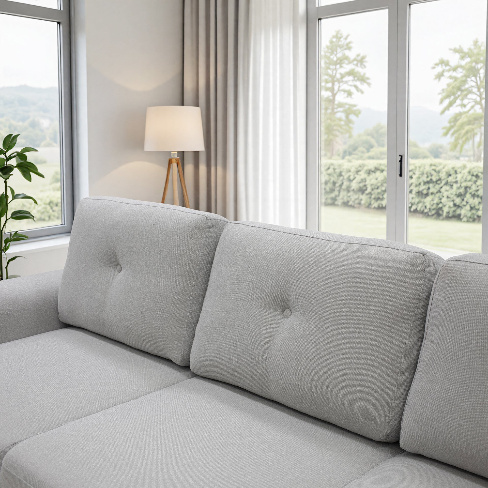 Matera 3 seater Sofa bed, White