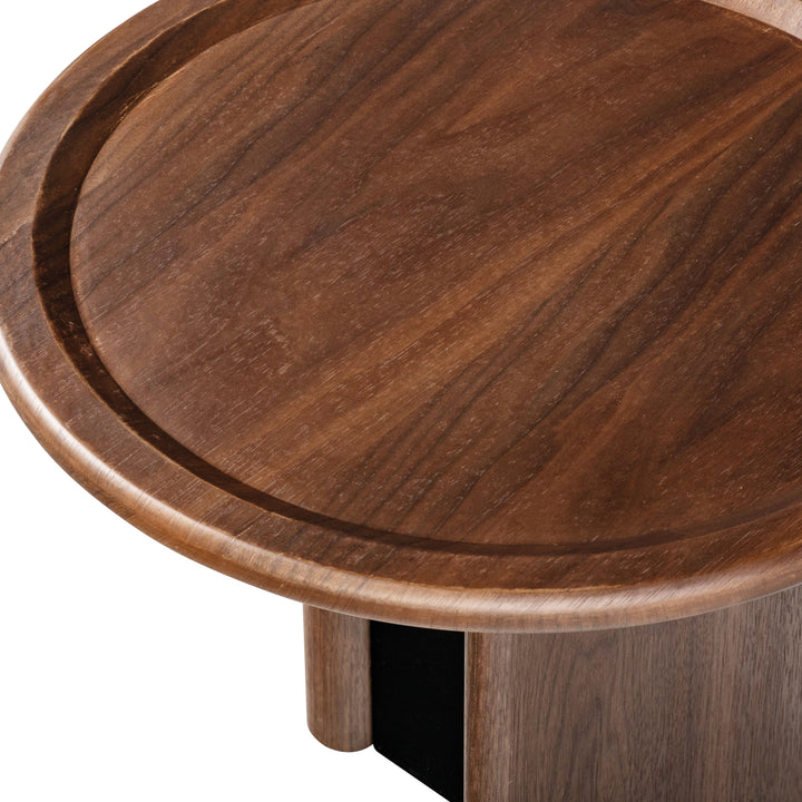Coffee Table, White/Black/Walnut