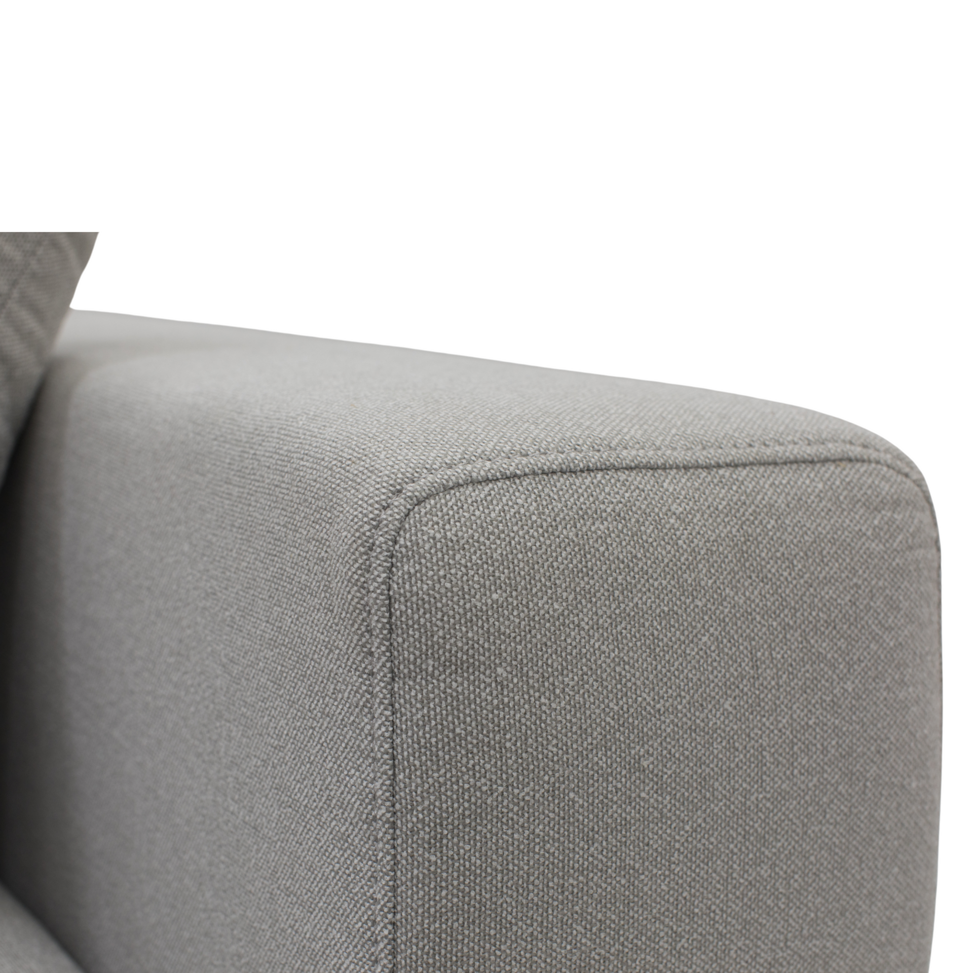 Osani Fabric Sofa, Single seater, Light Grey