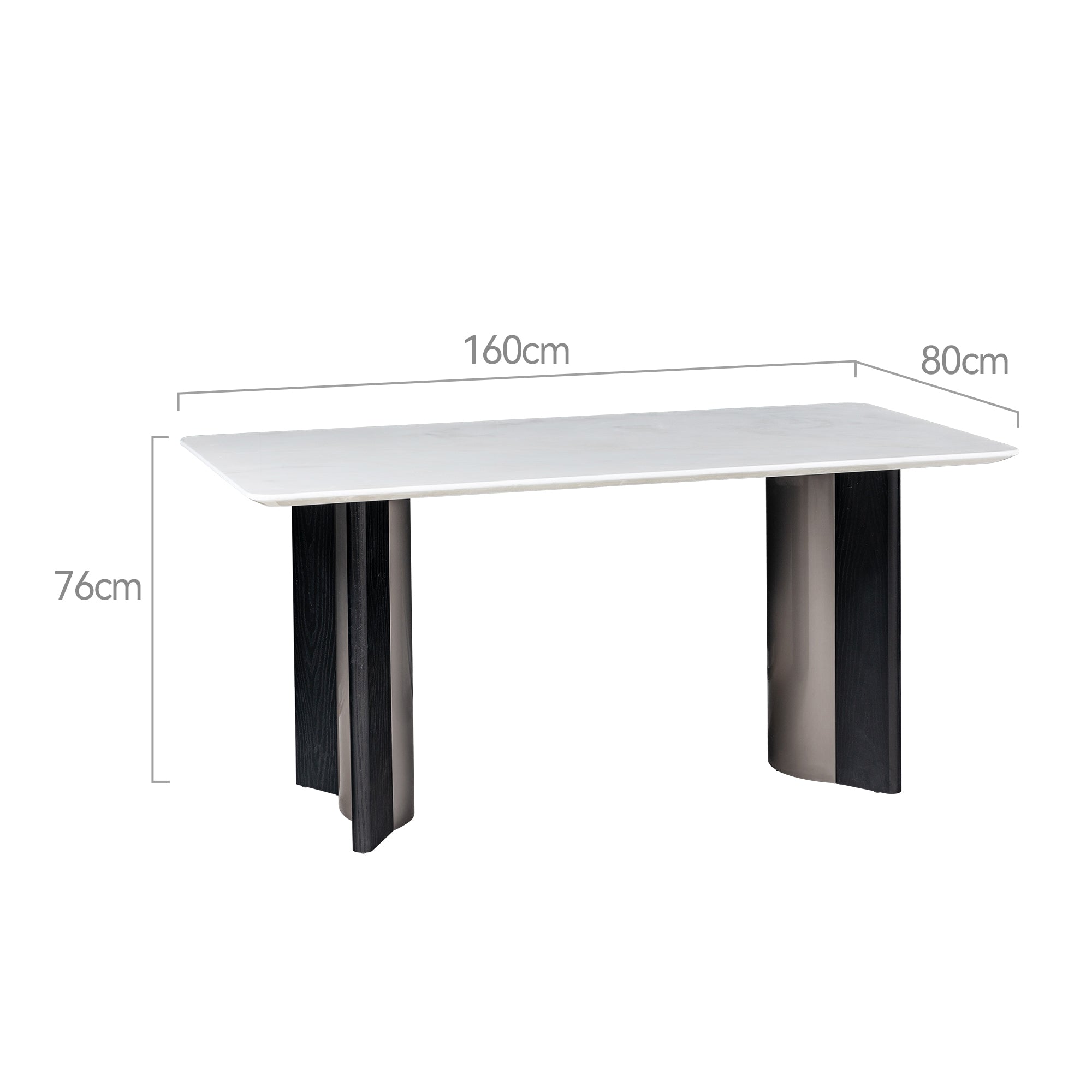 Dining Table, Fendi White