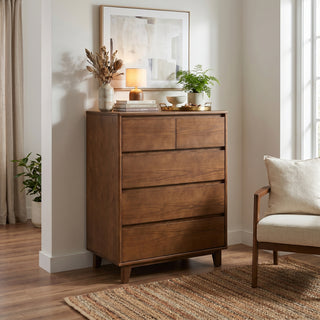 Arezzo 2 over 3 Tallboy, Claro Walnut