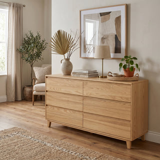 Arezzo 6 Drawers Chest, Wood