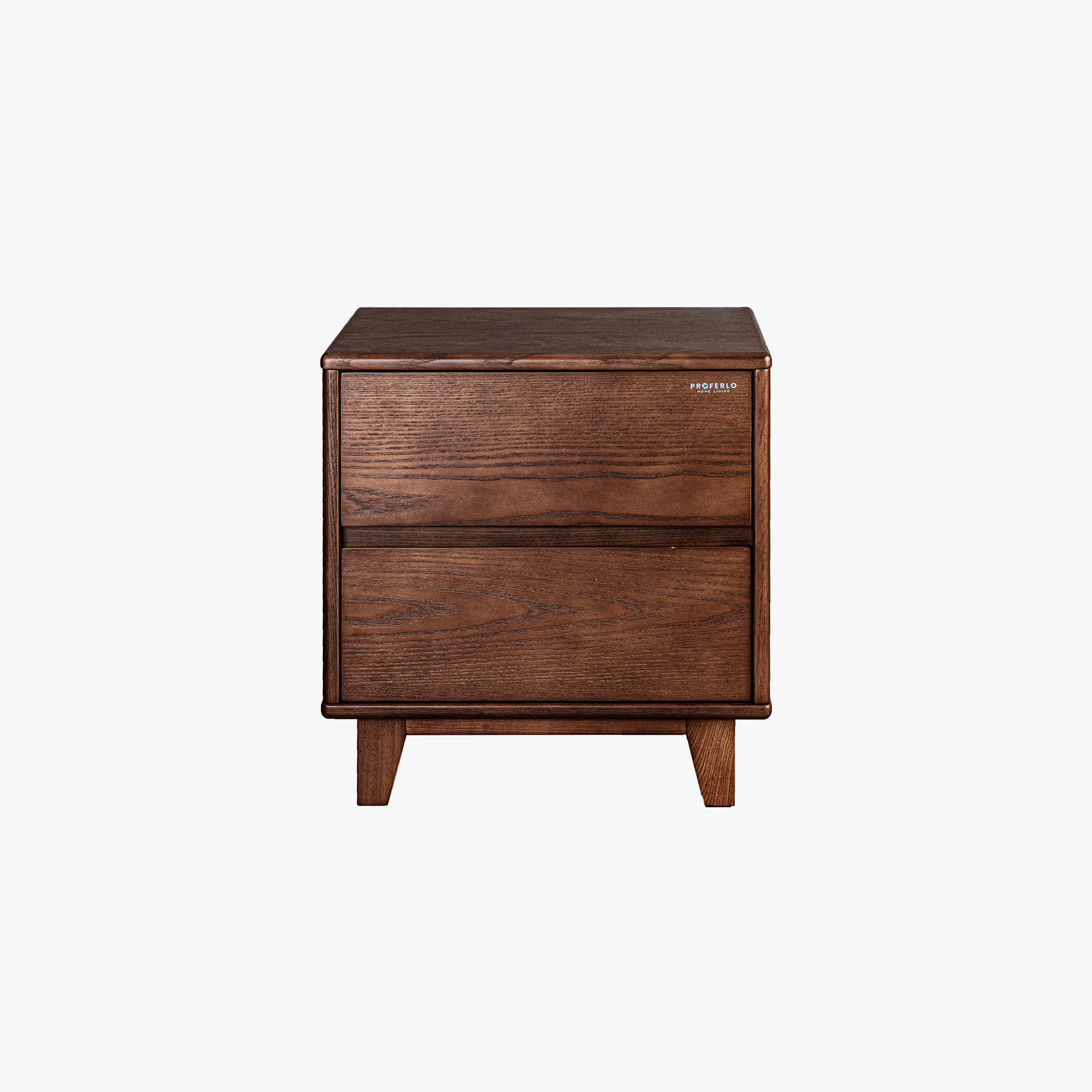 Arezzo Bedside Table, Claro Walnut