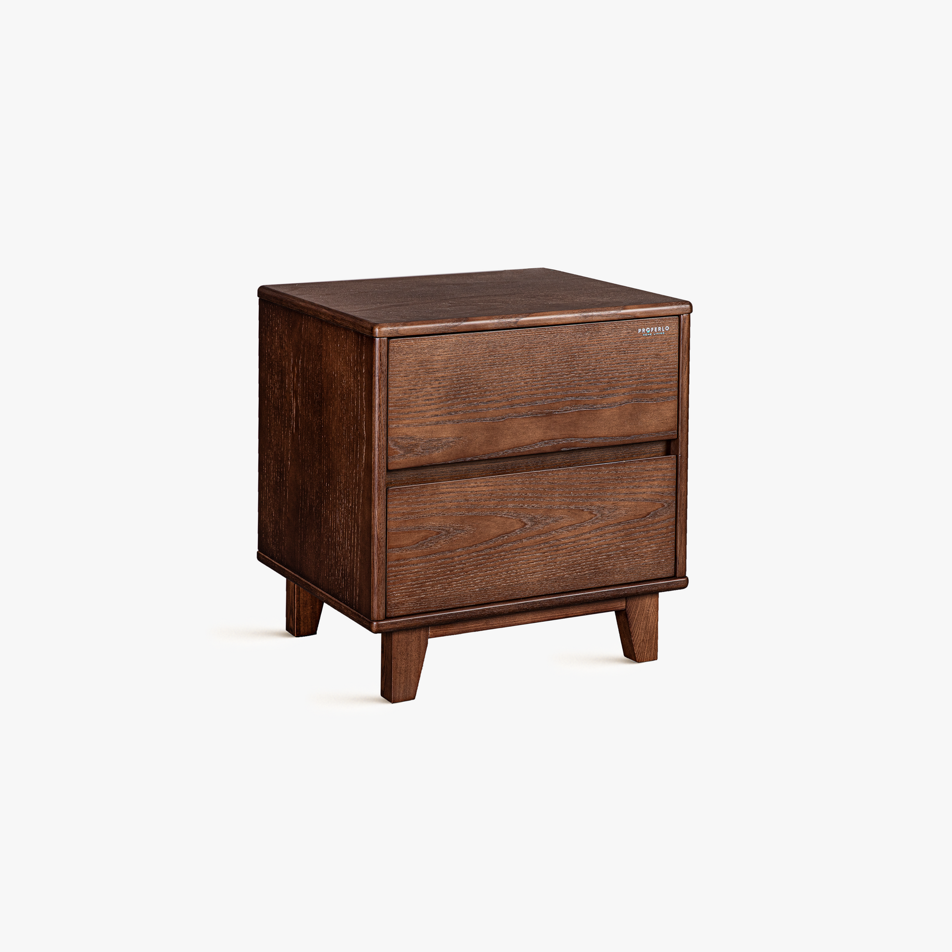 Arezzo Bedside Table, Claro Walnut