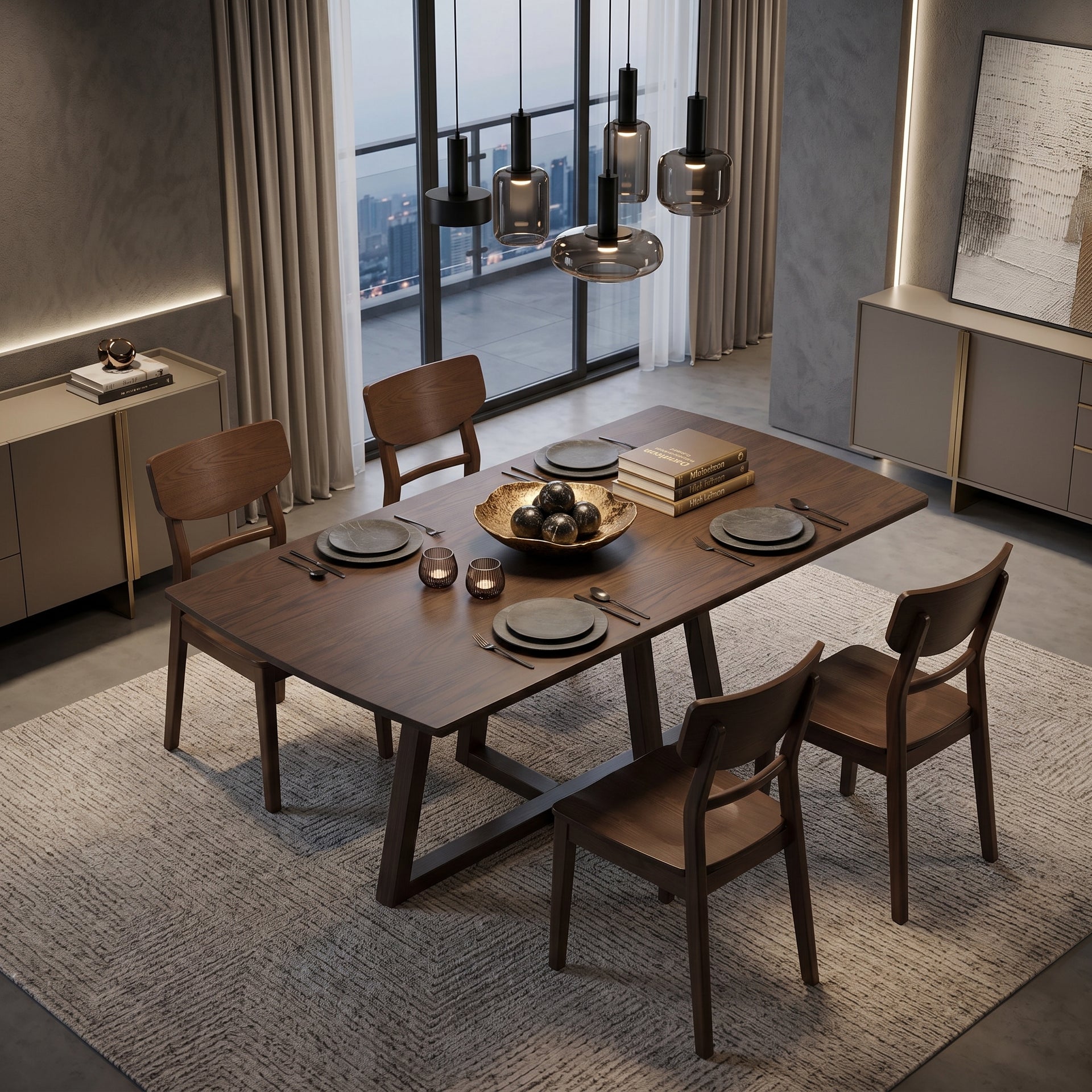 Arezzo Blade Dining Table 1.4M