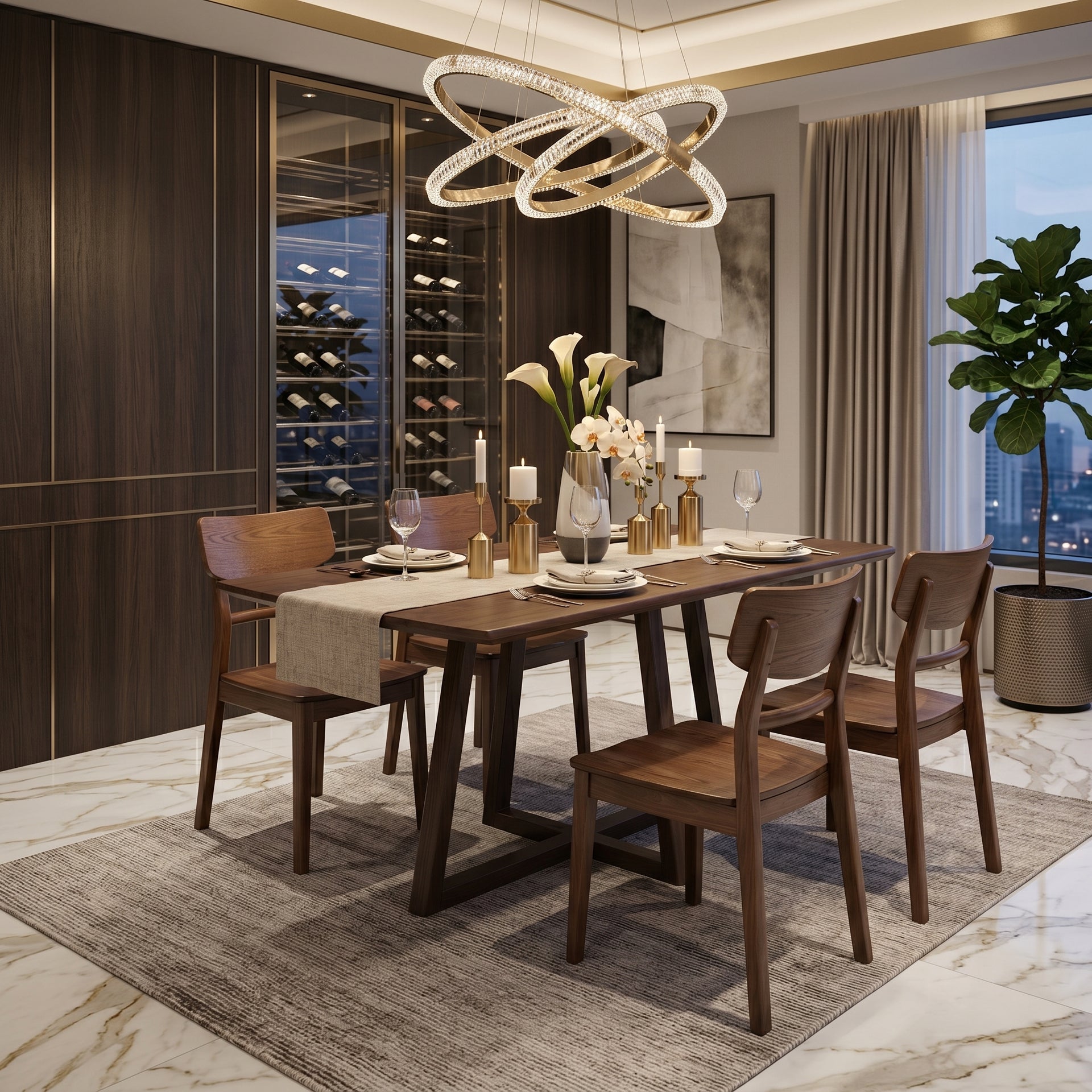 Arezzo Blade Dining Table 1.4M