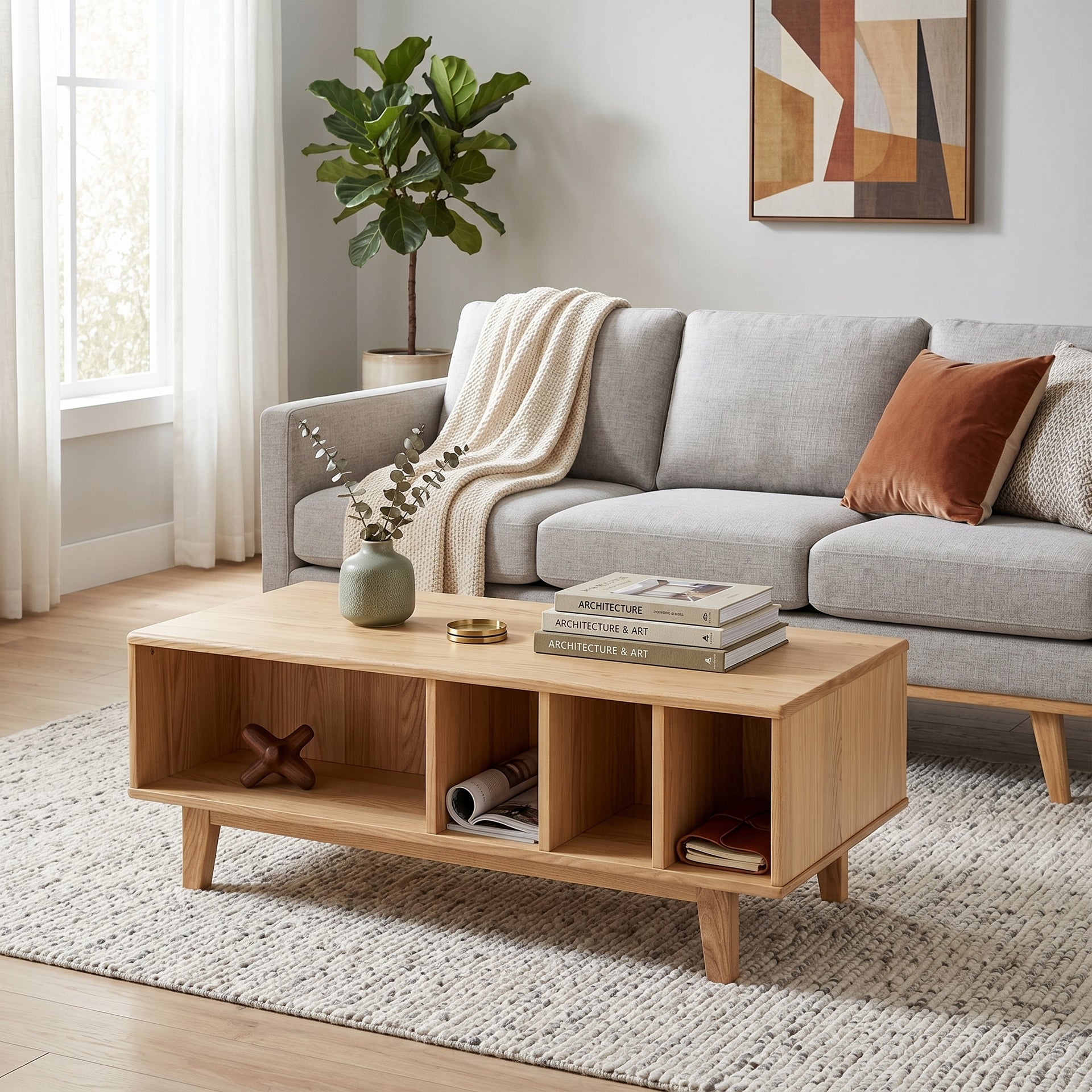 Arezzo Coffee Table, Wood