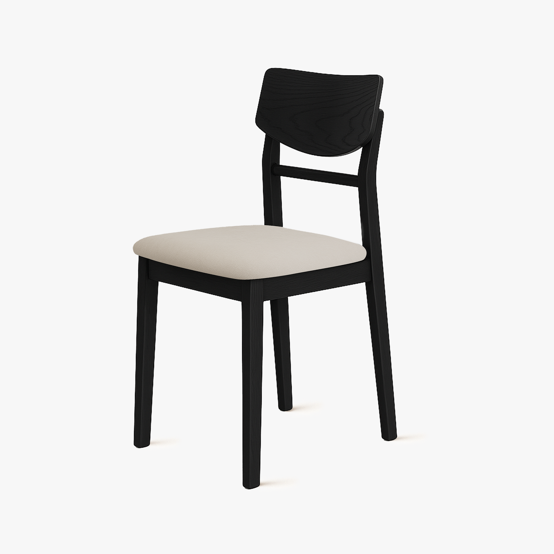 Arezzo Dining Chair with Cushion Seat , Black(Set of 2) (photo need to be updated)