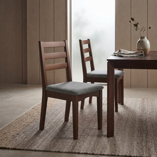 Armati Dining Chair, Claro Walnut, Set of 2