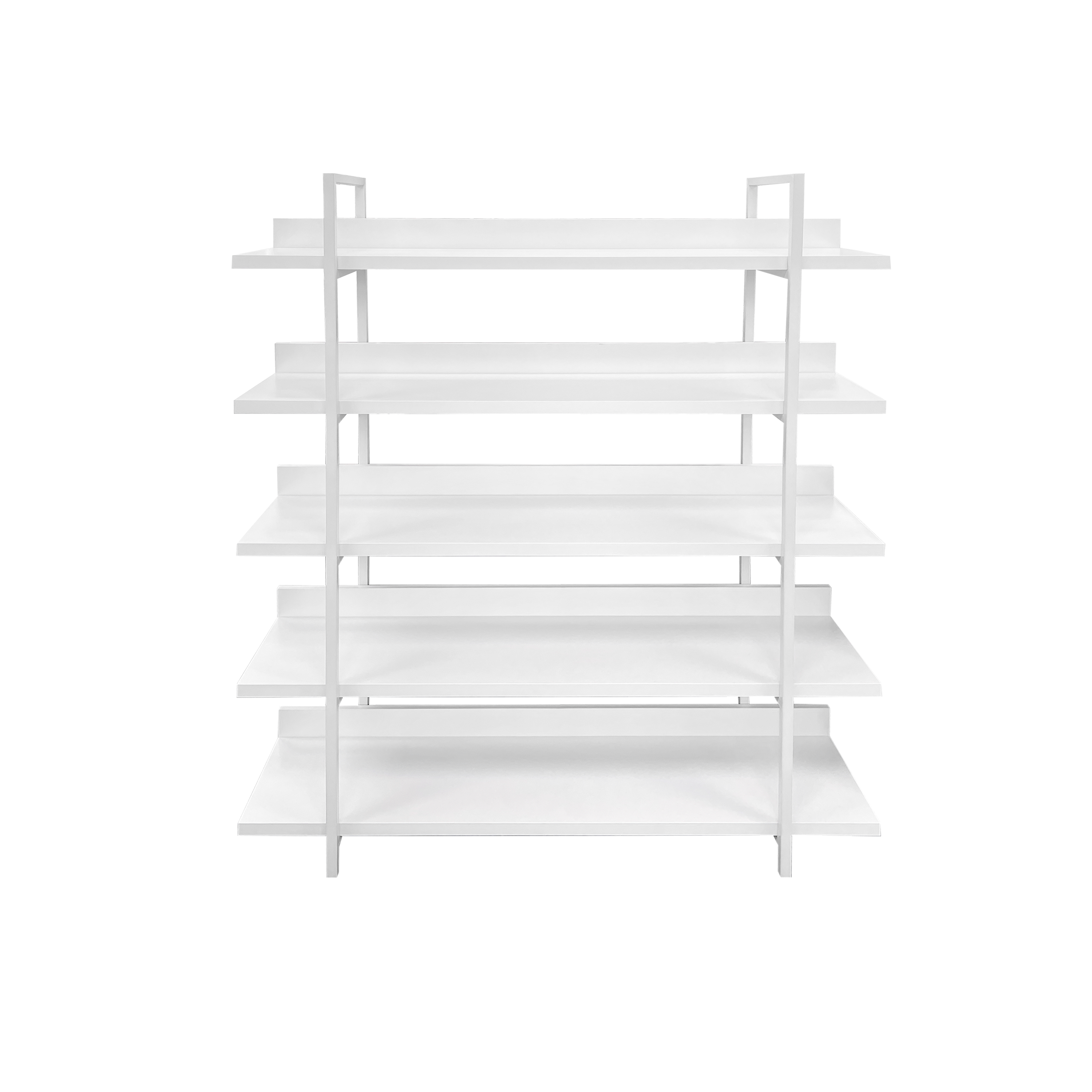 Assolo Shelving Unit, White, 1.2M - Proferlo Furniture