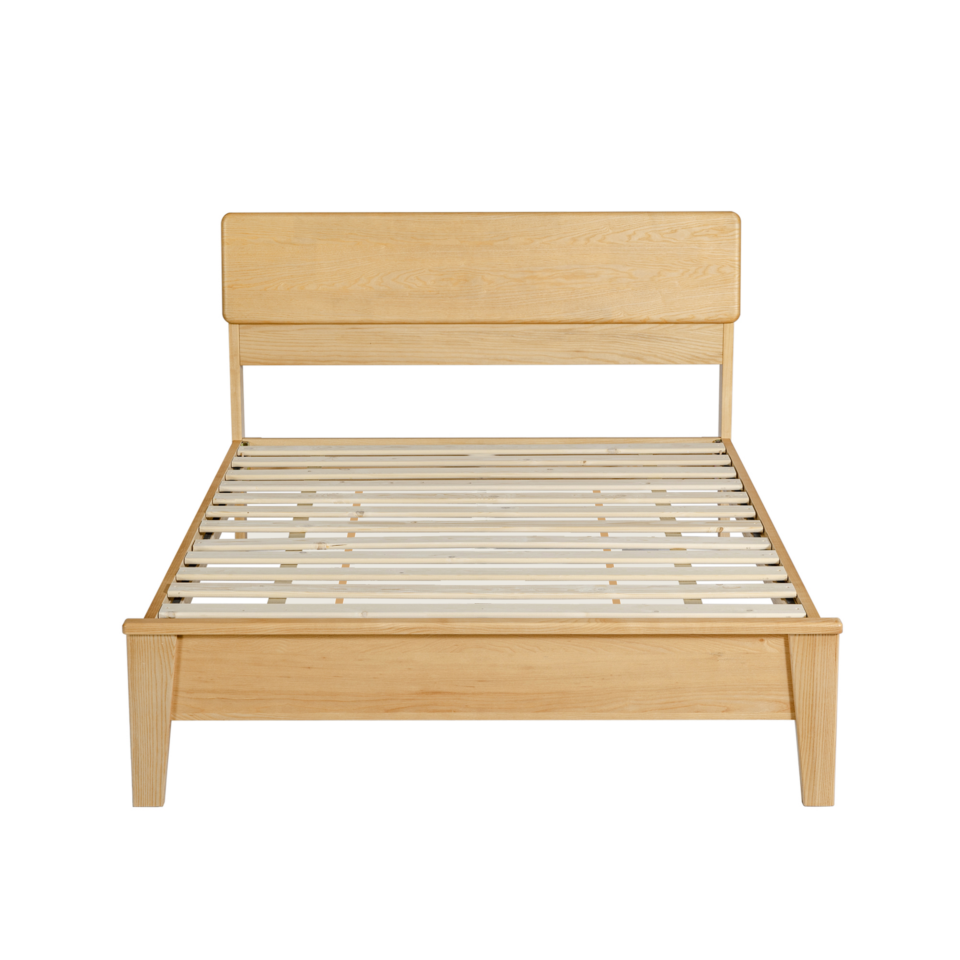 Arezzo-C Solidwood Bedframe, Queen, Wood