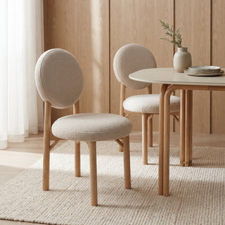 Bono Dining Chair, Beige, Set of 2
