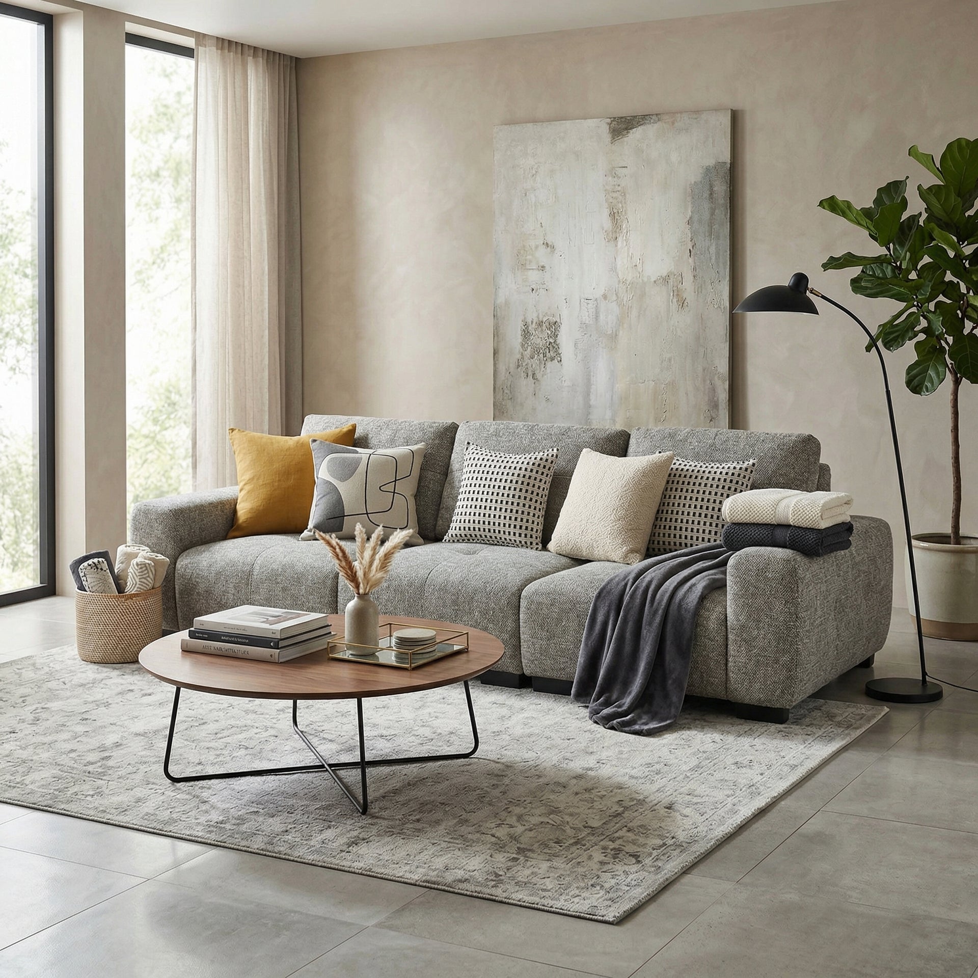 Castel 3 Seater Adjustable Sofa, Restored  Brown