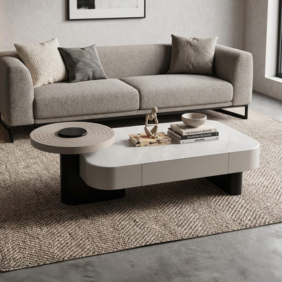 Ceselli Coffee Table, 1.2M, Grey