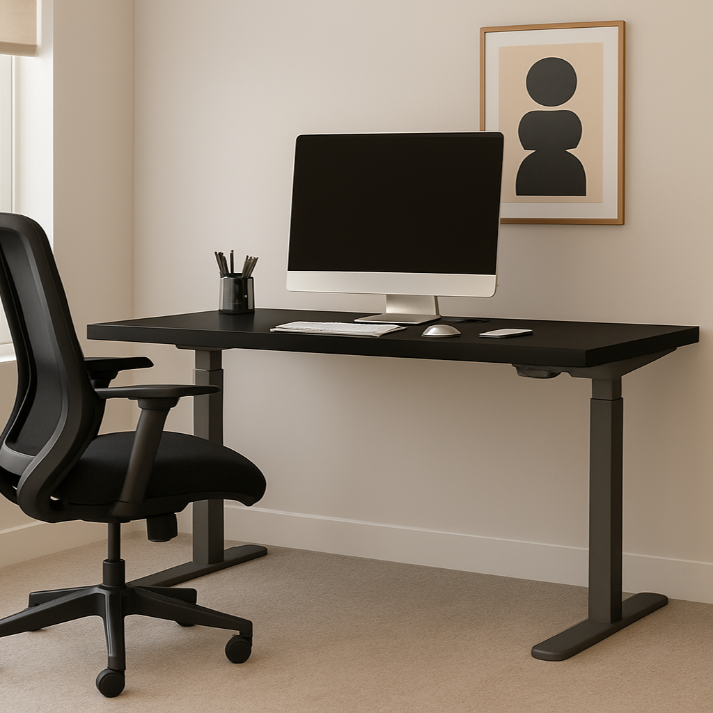 Asti Electric Standing Desk, 1.4M, with Charger